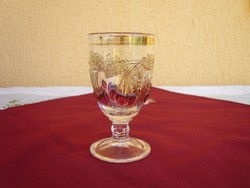 Egy gyönyörű cseresznyés Biedermeyer pohár