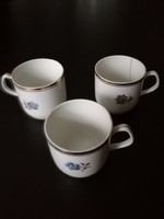 Hollóházi régi pecsétes porcelán kávés mokkás csésze készlet pótláshoz