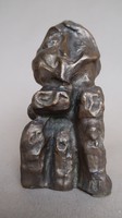 Tóth Menyhért  kis bronz szobra 