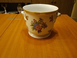 Herendi viktória mintás porcelán 2 füles kaspó VBO