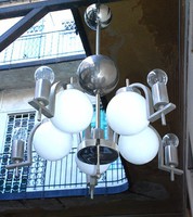 Art Deco - Bauhaus csillár - 5 kar, 10 égő