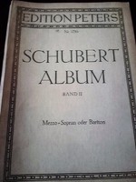 RÉGI KOTTA  -   SCHUBERT ALBUM  Band II. Mezzo sopran oder bariton  Edition Peters  Nr.178b