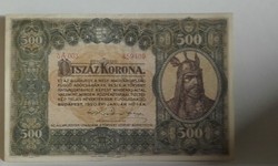 BANKJEGY 500 korona 1920