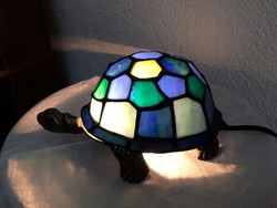 Tifany teknős lámpa ritka kék szinű