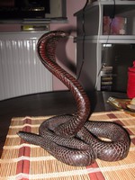 Fa szobor  / kígyó hatalmas méret/