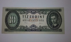10 Forint 1975-ös hajtatlan  hibátlan UNC bankjegy !!!!