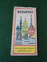 Budapest térkép 1979 Kartográfiai Vállalat