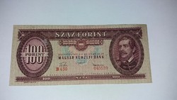 100 Forint 1957-es ,szép állapotú ropogós bankjegy  !
