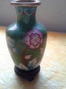Leáraztam! Antik, Kínai rekeszzománc váza + talp