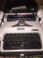 Régi Erika írógép,új,bőröndel papírjaival
