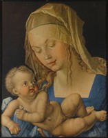 0O676 Albrecht Dürer : Madonna (színes nyomat)