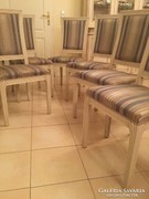 Olasz SELVA stil fehér fa 5db szék