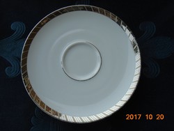 Ezüst mintás Rosenthal kis tányér-15,8 cm
