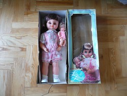 Vintage Lin & Lindy Doll eredeti dobozában, Régi baba, Retro játék, Retro gyermek játék