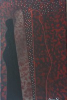 Deim Pál - Mimikri 30 x 20 cm akril, vászon