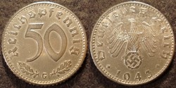Német III. Birodalom 50 pfennig  1943G