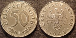 Német III. Birodalom 50 pfennig  1944B
