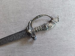 Ajánlatot várok..Kb. 1750 rokokó vadász kard, szarvasgyilok, Hirschfänger