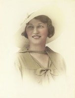 0O706 Antik művészi fotográfia női portré 1934
