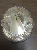 Régi velencei kézműves asztali kis tükör