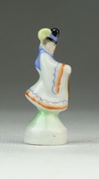 0P289 Antik mini óherendi porcelán juhász figura