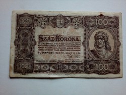 1923-as 100 Korona VF+