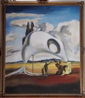 Salvador Dalí: Atavisztiks romok eső után. Reprodukció.