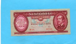 Szép 100 forint 1968 Kis aláírás!