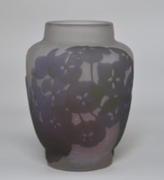 Emile Gallé üveg váza.