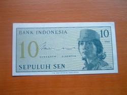 INDONÉZIA 10 SEN 1964 