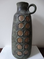 Retro, német kerámia váza, Ceramano, Hans Welling tervezte Toscana minta