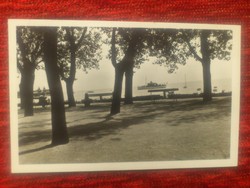 Balatonfüred - Sétány a kikötővel - képeslap