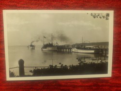 Balatonfüred - Sétány a kikötővel - 1932 - képeslap