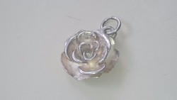 Ezüst rózsa medál 925 