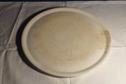 Antik Gránit kerek sütis tálca ,tányér 31 cm átmérő