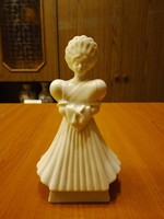 Herend porcelain wedding bride figure