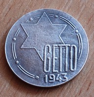 II.VILÁG HÁBÓRÚ GETTO 5 MÁRKA 1943