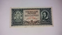10 Millió  Pengő 1945-ös  , szép bankjegy !