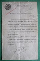 Királyi Biztos -582. sz. levél -1914.