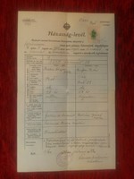 Házasság-levél - Váci egyházmegye - 1939 - Stieber Alajos és Raffay Teréz