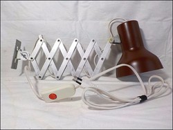 Retro harmonika szárú Szarvasi lámpa , sosem használt eredeti dobozával