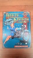 Harley Davidson reklám lemez tábla / replika III