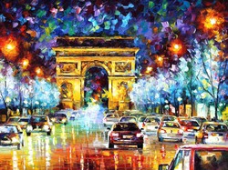 Leonid Afremov: Paris flight