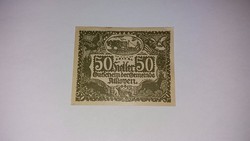 50 Heller,Alkoven Ausztria 1920, Április 10, hajtatlan A-UNC szükségpénz !