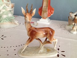 Őzike - Bohemia Royal Dux porcelán figura