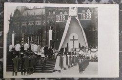 Budapest - Szt. István 900 éves évforduló - Országház - 1938 - képeslap