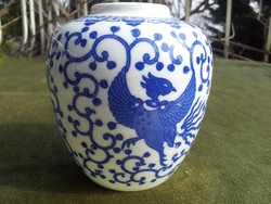 Old Japanese phoenix bird vase