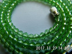 KIÁRUSÍTÁS!Zöld ametiszt nyaklánc