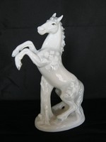 Almásderes ló ágaskodó paripa német Lippelsdorfi porcelán