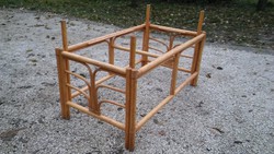 Könnyű bambusznád rattan asztal üveg nélkül kedvező áron - dohányzóasztal